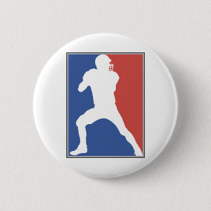 USA Football Player T-shirts and Gifts Pinback Button
