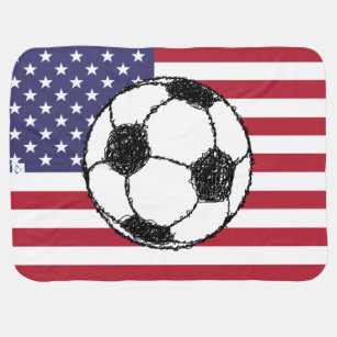 Usa Soccer Blankets & Throws | Zazzle