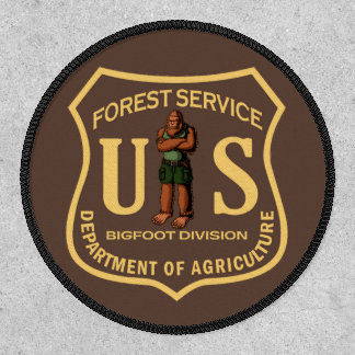 USA Forest Service Bigfoot Division Backpack Hat Patch