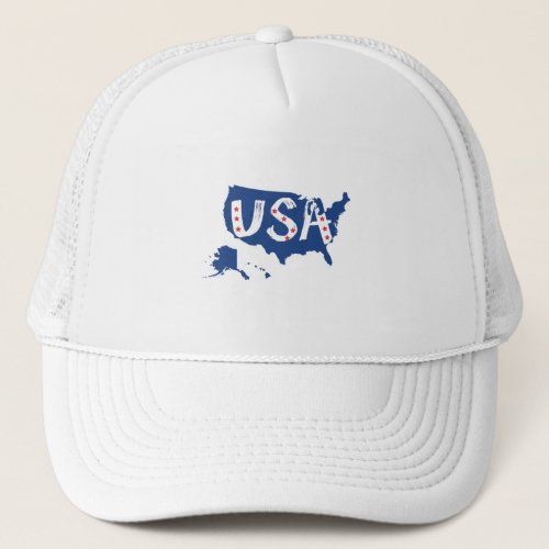 USA Fourth Of July Trucker Hat