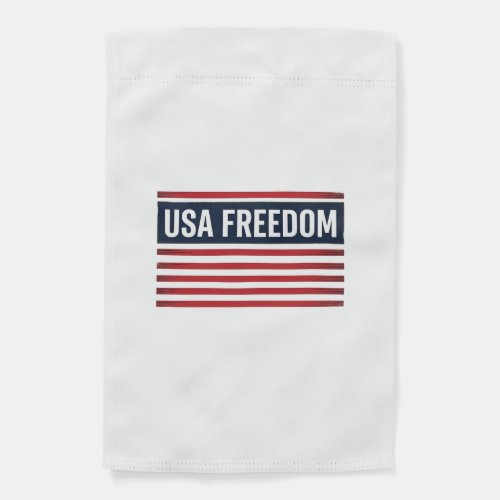 USA Freedom Patriotic Flag Style Vector Design_1