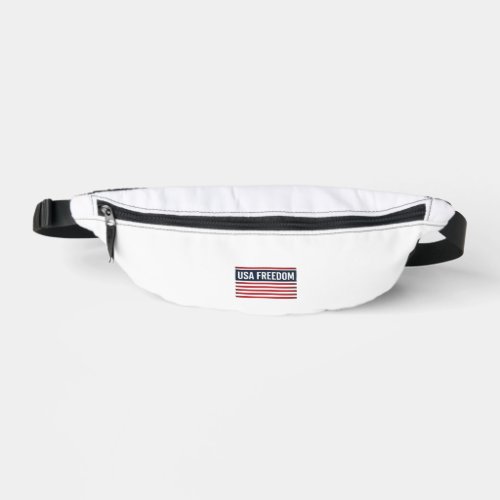 USA Freedom Patriotic Flag Style Vector Design_1 Fanny Pack