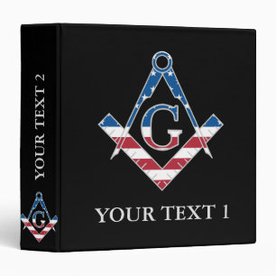 USA Freemasonic symbol Binder
