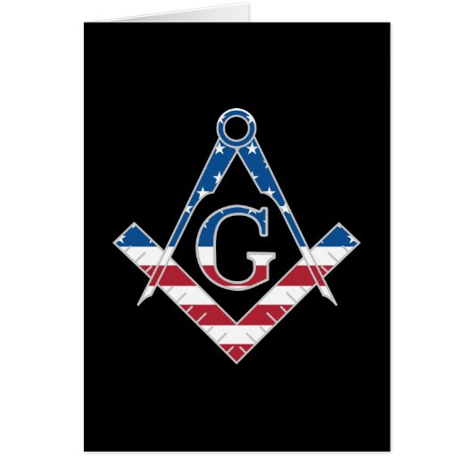 USA Freemasonic symbol Cards (Front)