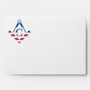 USA Freemasonic symbol Envelope