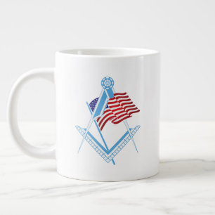 USA freemasonry symbol Giant Coffee Mug