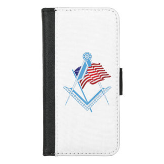 USA freemasonry symbol iPhone 8/7 Wallet Case
