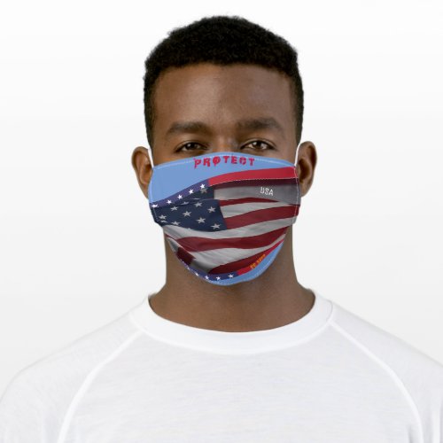 USA Fun Adult Cloth Face Mask
