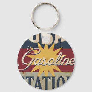 usa gas station keychain