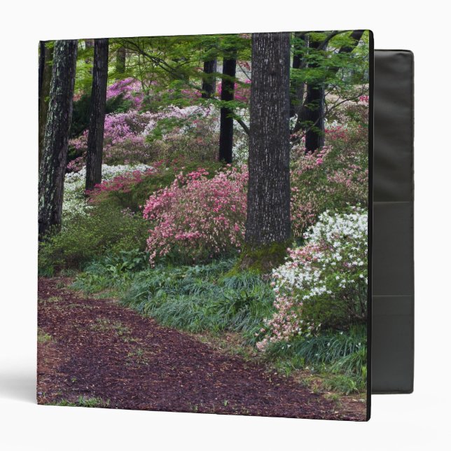 USA, Georgia, Callaway Gardens. Pathway 3 Ring Binder (Front/Inside)