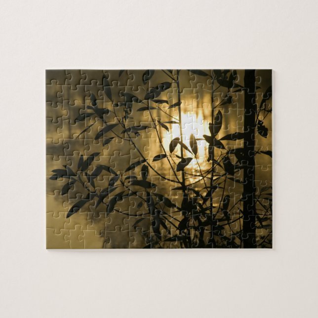 USA, Georgia, Callaway Gardens, Sunrise Jigsaw Puzzle (Horizontal)