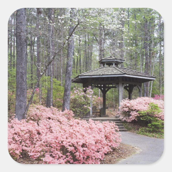 USA, Georgia, Pine Mountain. A gazebo amongst Stickers