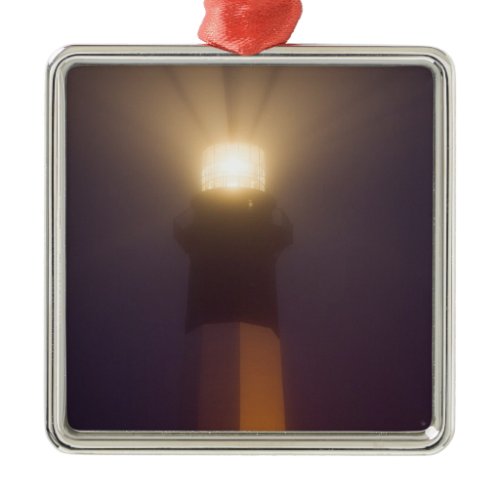 USA; Georgia; Savannah.  Tybee Island Lighthouse Metal Ornament