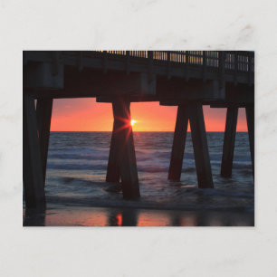 USA, Georgia, Tybee Island, Tybee Pier Postcard