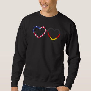 USA Germany Flag German American Von Steuben Day   Sweatshirt
