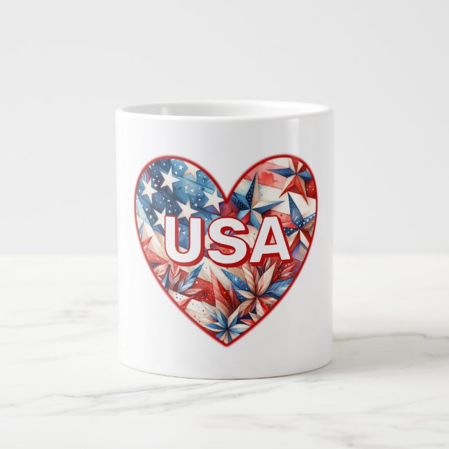 USA  GIANT COFFEE MUG (Front)