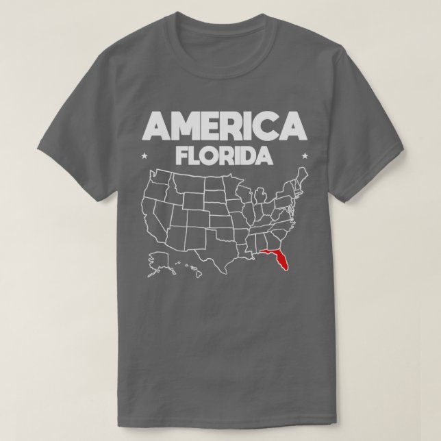 USA gift Florida State T-Shirt (Design Front)