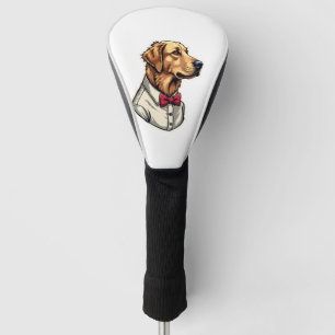 USA Golden Retriever Vintage Patriotic Dog Shirt 4 Golf Head Cover