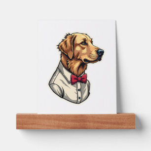 USA Golden Retriever Vintage Patriotic Dog Shirt 4 Picture Ledge