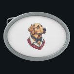 USA Golden Retriever Vintage Patriotic Dog Shirt Belt Buckle<br><div class="desc">USA Golden Retriever Vintage Patriotic Dog Shirt</div>