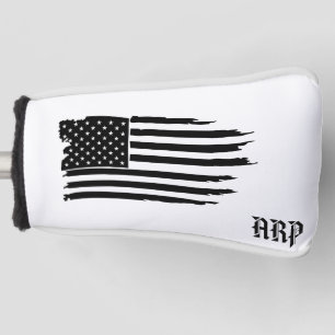 *~* USA Golf Putter Cover Patriotic Grunge Flag