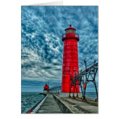 USA, Grand Haven, Michigan, lighthouse (Front)