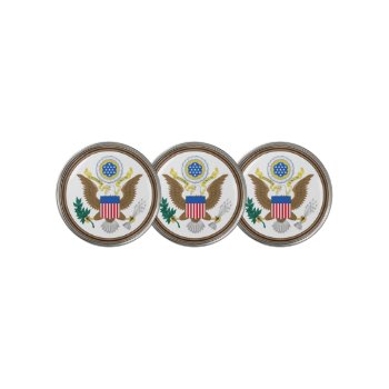 Usa Great Seal Golf Ball Marker by flagart at Zazzle