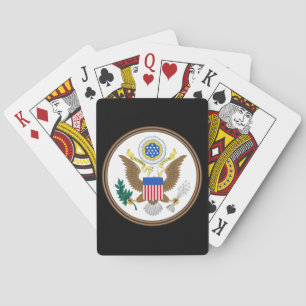 usa great seal poker cards