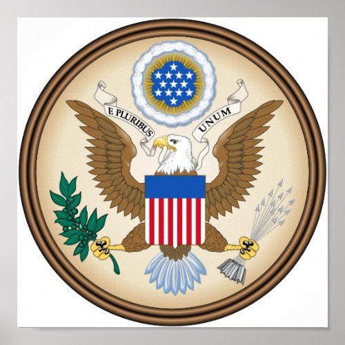 USA great seal Poster