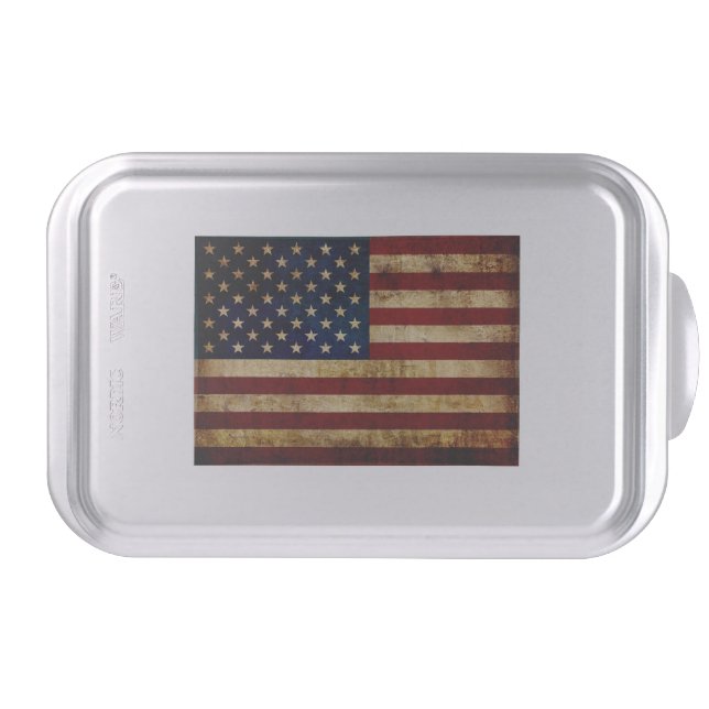 USA / Grunged flag Cake Pan (Front)