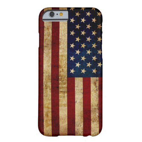 USA  Grunged flag Barely There iPhone 6 Case