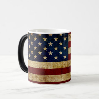 USA / Grunged flag Color Morph Mug