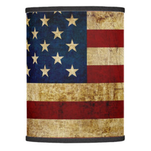 USA / Grunged flag Lamp Shade