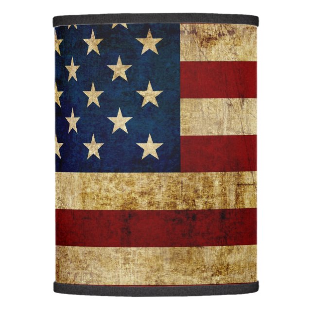 USA / Grunged flag Lamp Shade (Front)