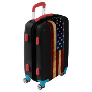 USA / Grunged flag Luggage