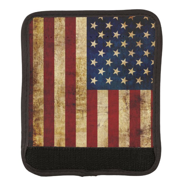 USA / Grunged flag Luggage Handle Wrap (Front)