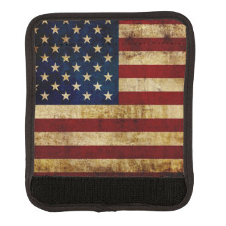 USA / Grunged flag Luggage Handle Wrap