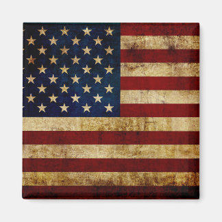 USA / Grunged flag Magnet