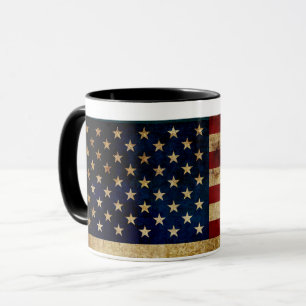 USA / Grunged flag Mug