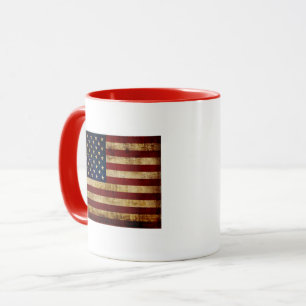 USA / Grunged flag Mug