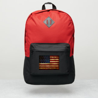 USA / Grunged Flag Port Authority® Backpack