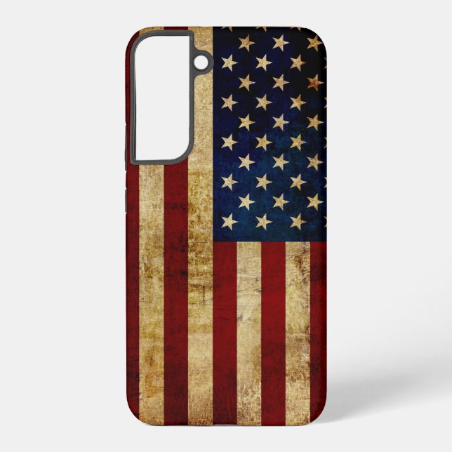 USA / Grunged flag Samsung Galaxy Case (Back)