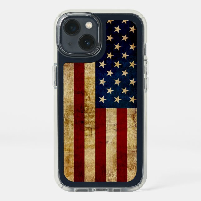 USA / Grunged Flag Speck iPhone 13 Case (Front)