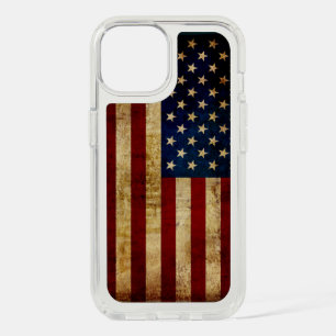 USA / Grunged flag iPhone 15 Case