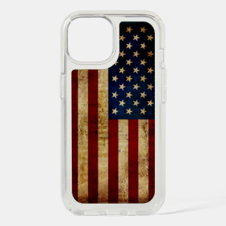 USA / Grunged flag iPhone 15 Case
