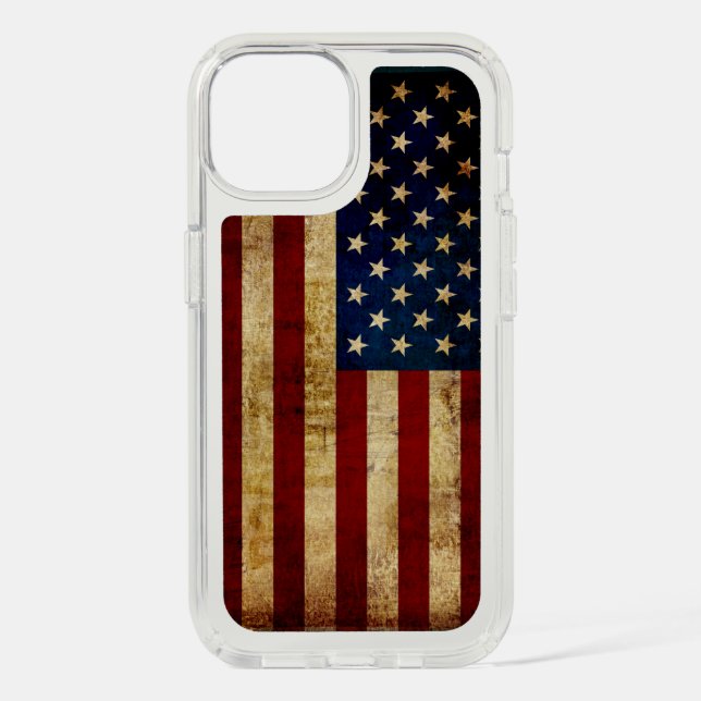 USA / Grunged flag Speck iPhone Case (Front)