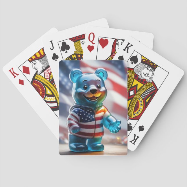 USA Gummy Bear Poker Cards (Back)