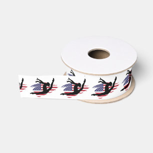 USA Gymnast 1.5" Grosgrain Ribbon