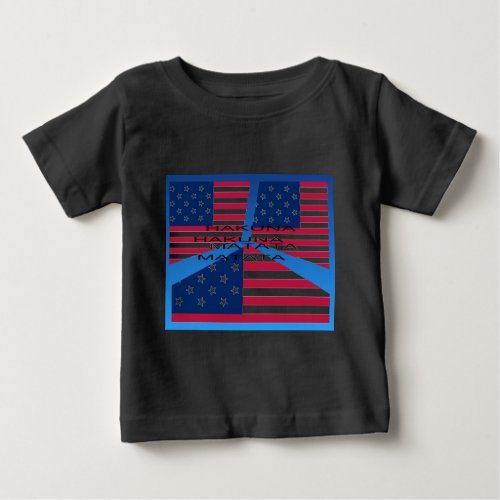 USA HAKUNA  MATATA BABY T_Shirt