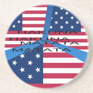 USA HAKUNA MATATA DRINK COASTER